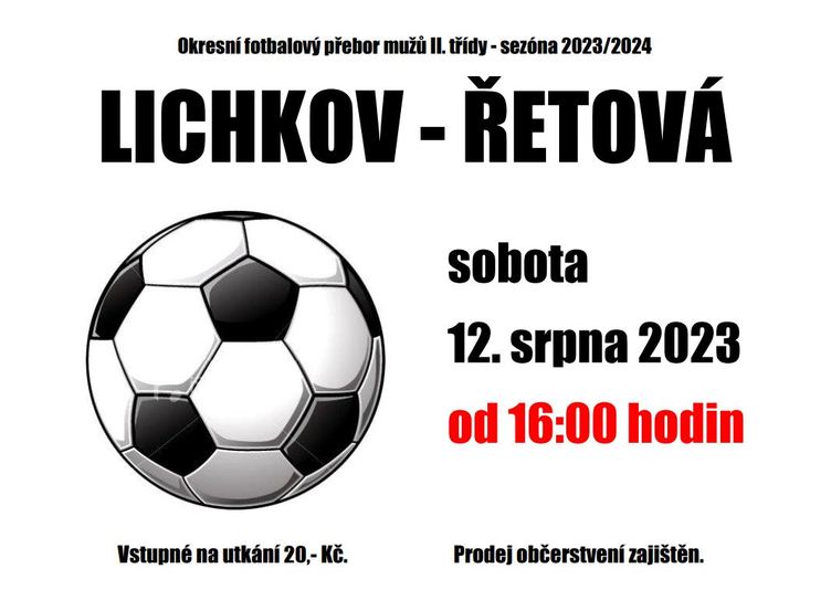 Plakát fotbalové utkání Lichkov vs Řetová.JPG