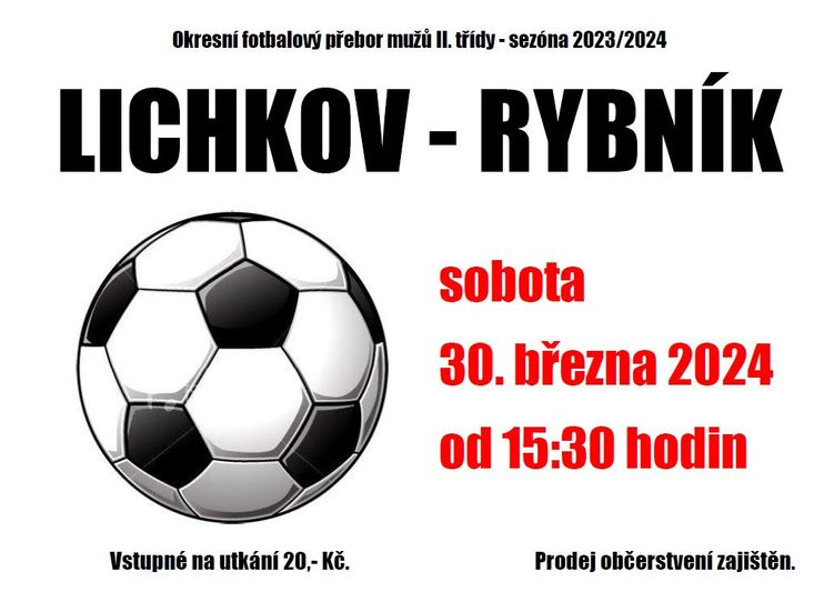 Plakát fotbalové utkání Lichkov vs Rybník.JPG
